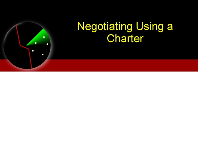 Negotiating Using a Charter